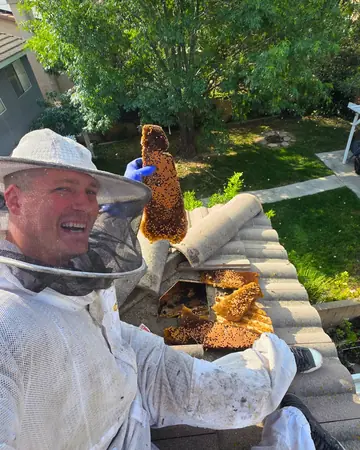 Eli on a roof job in Fontana, CA