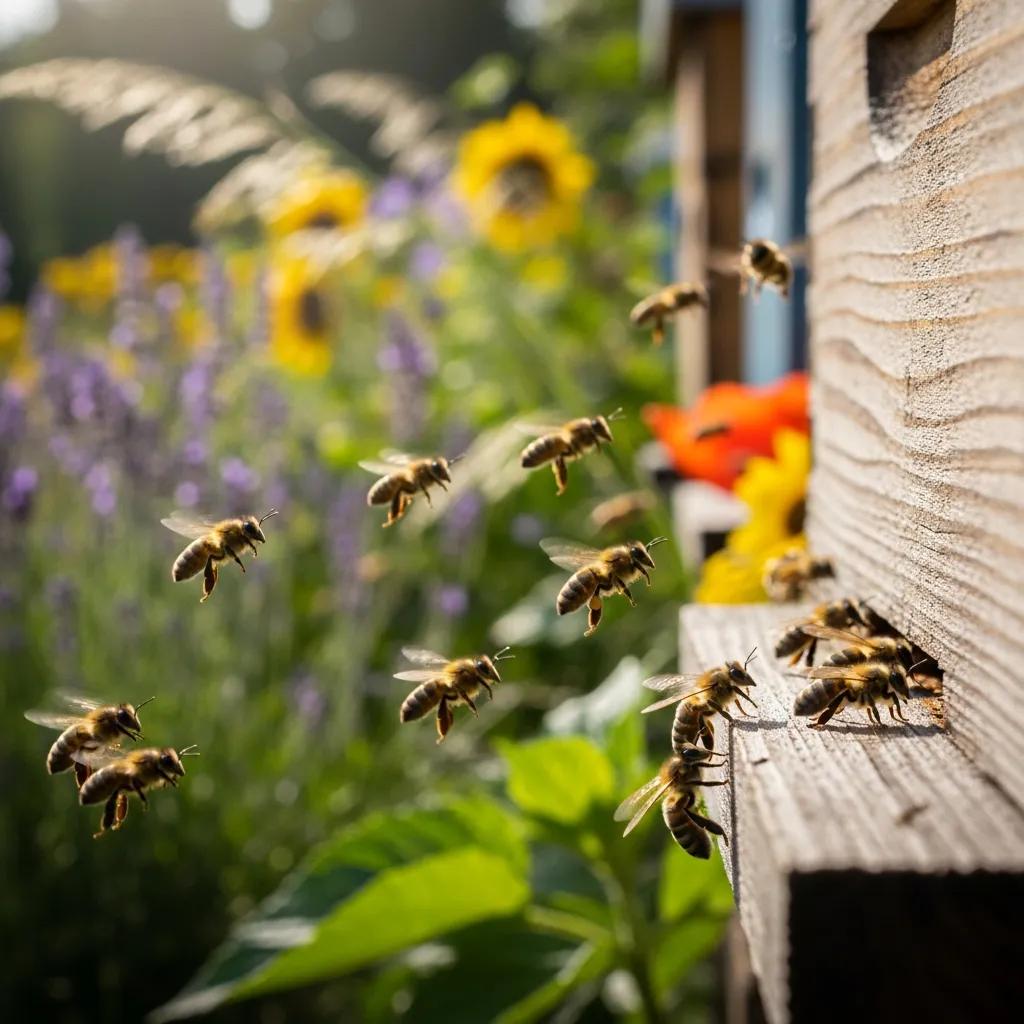 Homeowner sealing gaps and entry points to prevent bee re-infestation after removal