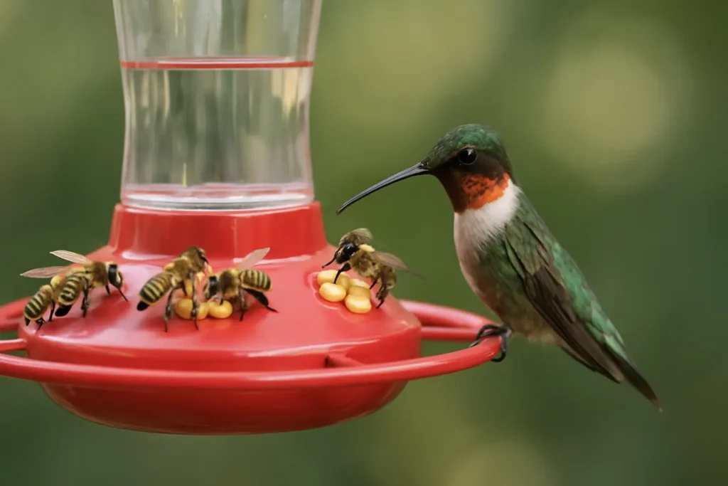 Bees at Your Hummingbird Feeder? Fix It Fast